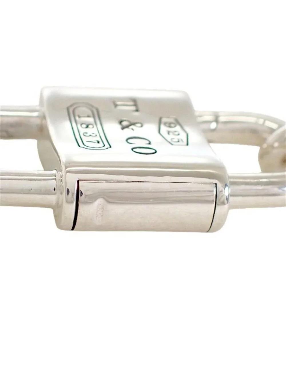 Tiffany & Co Large Double Lock XXL Bracelet Included 925 Sterling Silver